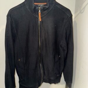 Banana Republic Factory Men's Black Zip-Up Jacket
